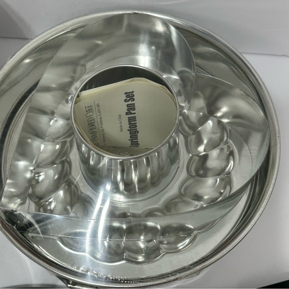 The Pampered Chef Lot Flan Pan Set Springform Pan Set Spatula Garnisher - Picture 3 of 10